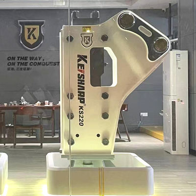 qualité  KS220 Side Type Hydraulic Breaker 140mm Chisel Diameter 400-550bpm for 20-27 Ton Excavator usine