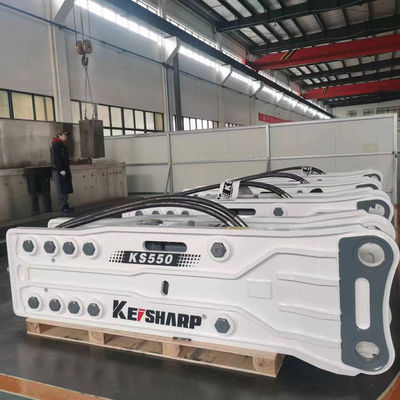 qualité  KS550 Top Type Rock Hydraulic Breaker Machine 200mm Chisel Diameter usine