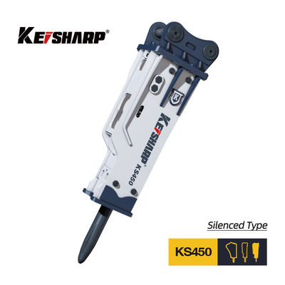 190 mm diamètre de châssis KS450 type silencieux disjoncteur hydraulique pour une pelle de 45-55 tonnes