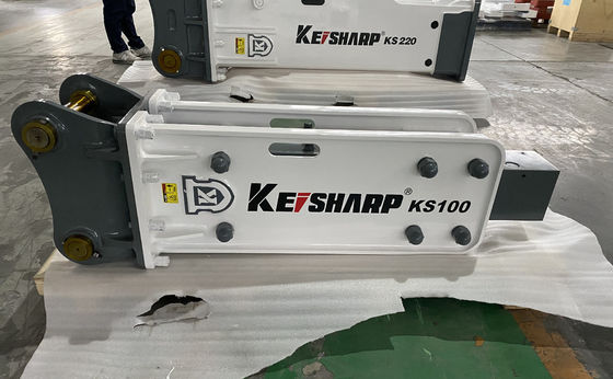Excavateur hydraulique KS100 Machine de rupture de roche de type supérieur 75 mm de diamètre de châssis