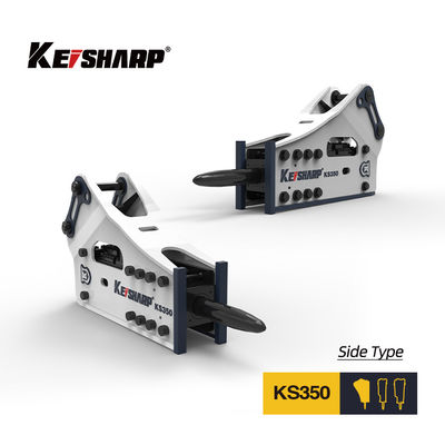 KS350 type latéral casserole hydraulique 165 mm châssis 150-300bpm casserole de roche de creuse