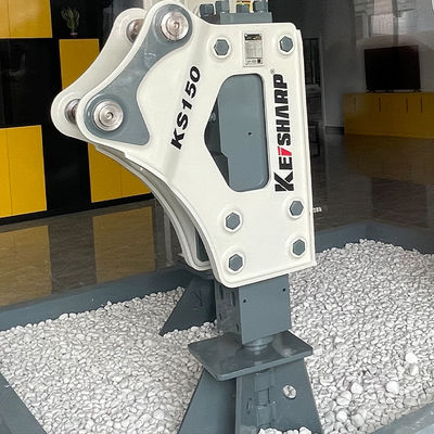 KS150 Type latéral Casse-coupe hydraulique 100 mm Diamètre de châssis 350-700 bpm Marteau hydraulique pour excavatrice