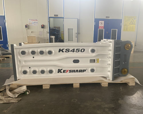 KS450 Top Type 190mm Chisel Excavator Hydraulique Rocher de rupture pour le chemin de fer / architecture