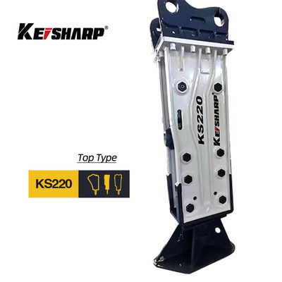 Disjoncteur hydraulique monté sur le dessus Compatible avec les excavatrices de 20-27 tonnes 1660mm Chisel