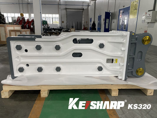 KS320 Machine de rupture hydraulique de type supérieur de 155 mm de diamètre de châssis