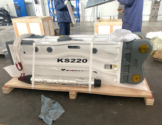KS220 Excavatrice hydraulique de type supérieur, machine à casser la pierre, homologuée ISO