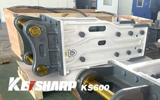 KS600 type supérieur disjoncteur hydraulique de 205 mm de diamètre de châssis pour une excavatrice de 55 à 65 tonnes