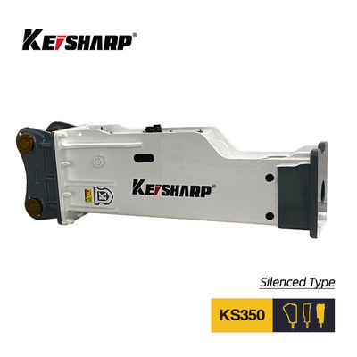Pour une excavatrice de 35 à 40 tonnes KS350 type silencieux hydraulique cassant des roches 165 mm Chisel