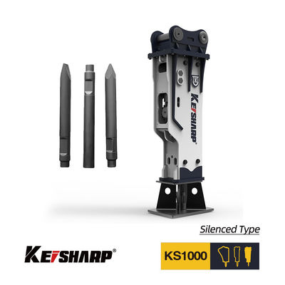 Type de boîte KS1000 Briseur hydraulique de 255 mm de diamètre de châssis pour une excavatrice de 90 à 160 tonnes