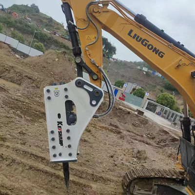 Fractionneur de pierre hydraulique lourd pour guide de la pelle de 50 à 60 tonnes / forme irrégulière