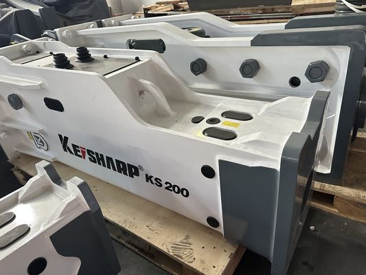 KS200 Boîte de type 135 mm Chisel Excavator Casseurs hydrauliques