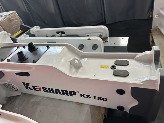KS150 disjoncteur hydraulique de type silencieux pour excavatrice de 7 à 14 tonnes certifié ISO