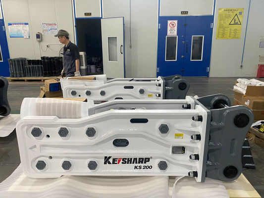 KS200 type supérieur de rupture hydraulique 135mm diamètre de châssis pour 18-22 tonnes de pelleteuse