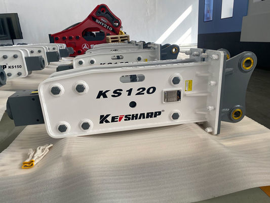 Excavateur KS120 Machine hydraulique de rupture de roche de type supérieur de 85 mm de diamètre de châssis