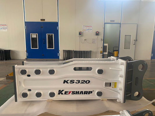 KS320 Top Type 155mm Chisel Excavator Hydraulique Casse-roche pour les chemins de fer / architecture