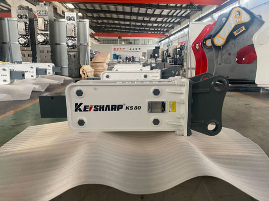 Machine de rupture hydraulique de roche de type KS80 68 mm de diamètre de châssis