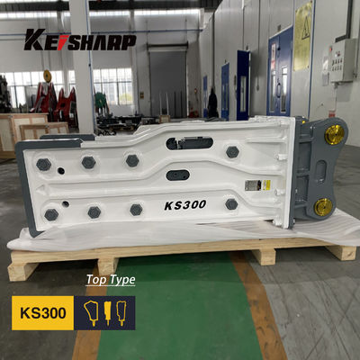 Excavateur KS300 Machine hydraulique de rupture de roche de type supérieur de 150 mm de diamètre de châssis