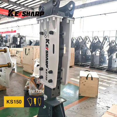 Excavateur KS150 Machine hydraulique de rupture de roche de type supérieur de 100 mm de diamètre de châssis